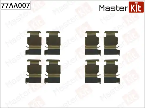 Пружины барабанных тормозных колодок MASTERKIT 77AA007