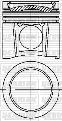 поршень! R4/6 d102 Omn MB Atego/Axor/Citaro/Cito/Econic/ O500 OM904/906/907/909 31-04740-000 YENMAK