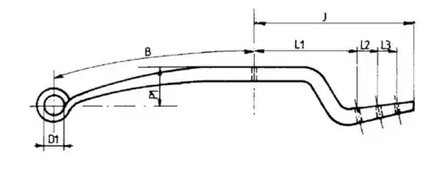 Рессора подвески WEWELER F188Z035ZA75