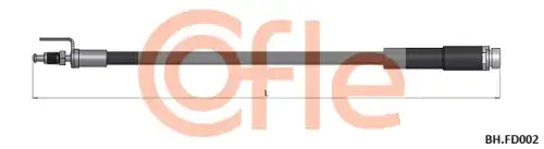 шланг тормозной передний! Ford Transit