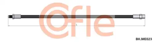 шланг тормозной передний! L=450 MB 207-410 BM 601/602/611 77>