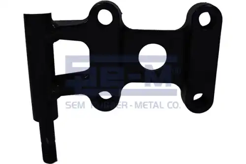 кронштейн крепления амортизатора! левый H=42 (120 балка) BPW 15531 SE-M