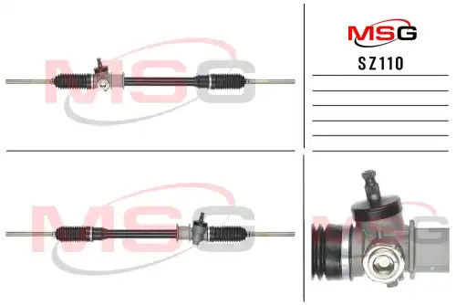 Рулевая рейка MSG SZ110