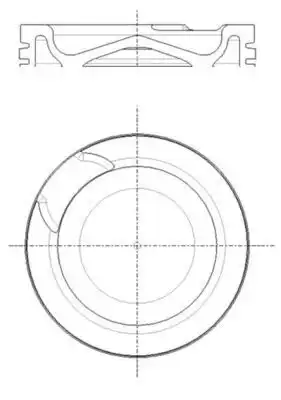 поршень! d132 MB OM471 001 PI 00191 000 MAHLE