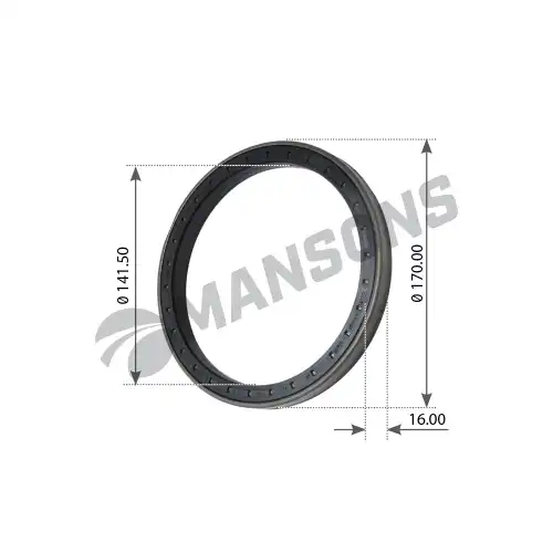 сальник ступицы !задн.внутренний 142x170x16 KASSETTE Scania 100.580 MANSONS