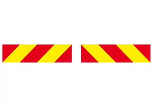 табличка ТС большой грузоподъемности! 2шт. самоклеящаяся 132x566 Omn D14706 VIGNAL