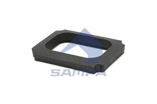 пластина кронштейна рессоры! (м)72.5x60x12BPW 071.045 SAMPA