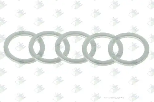 кольцо уплотнительное ! 18x24x1.4 КПП / ZF 16S109 95531568 EURORICAMBI