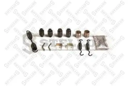 р/к торм. колодки! (м) 4ролика+2втулки+3пружины+2кронштейна+2штифта+смазка d=31.7ROR 85-10843-SX STELLOX