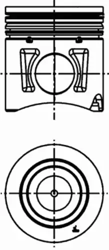 поршень !d125 IVECO EUROTECH/STRALIS дв.F3AE08681B/D/E Euro3 1999--> 40 339 600 KS