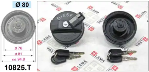 Крышка топливного бака (бензобака) LE.MA. 10825.T