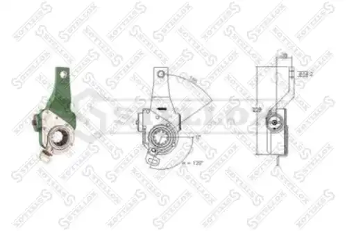 Рычаг регулировки тормоза STELLOX 85-04113-SX