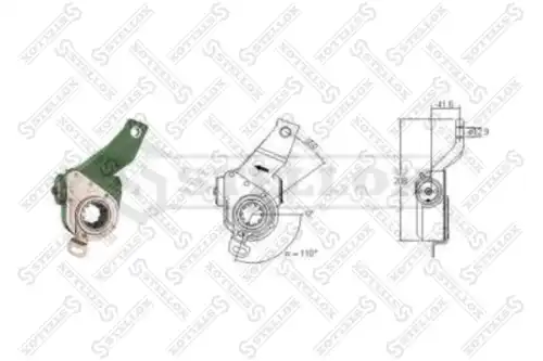Рычаг регулировки тормоза STELLOX 85-04115-SX