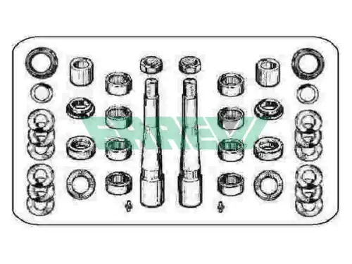 р/к шкворня !на ось подш.втулки.шайбы.уплотнителиDAF CF.XF 711771 ERREVI