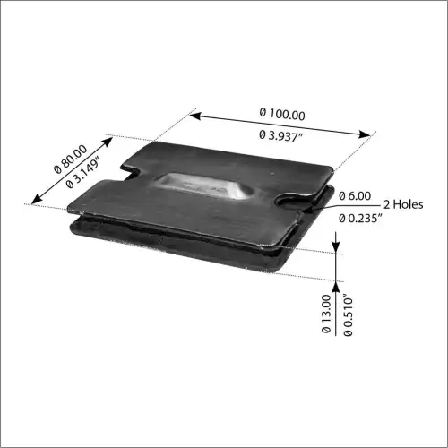 Отбойник рессоры MANSONS 790.115