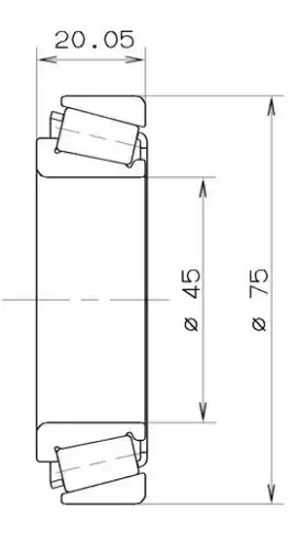 подшипник КПП! 45x75x20.02 Alfa Romeo 145/146/147/155/156/166 32009VC12UA SNR