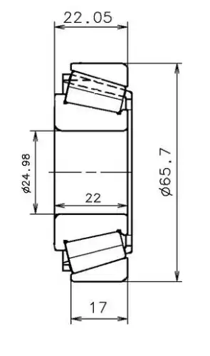 подшипник КПП! 30x66x22 Renault Trafic II/Master 2003-/Clio II EC41457H206 SNR