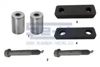 р/к рессоры !(мр) с/бл 2шт+кроншт. 2шт+болт 2штVOLVO 15190 SE-M