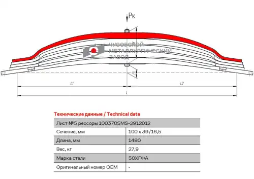 Лист №5 1003705MS-2912105 ЧУСОВСКАЯ РЕССОРА