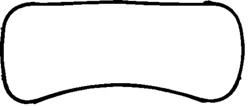 прокладка инспекц. крышки блока! резина 3x Volvo F10 дв.TD100/101/102/103. D10 101.339 ELRING