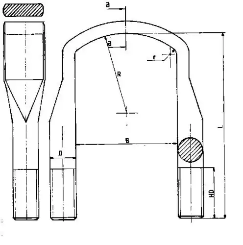 Стремянка рессоры WEWELER B020M22B003