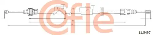 Трос ручного тормоза COFLE 92.11.5497