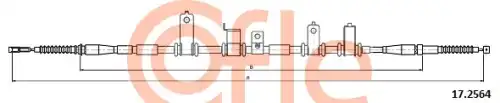 Трос ручного тормоза COFLE 92.17.2564