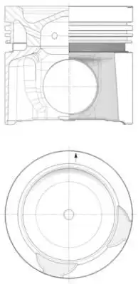 поршень !d130 R6 DAF CF85/XF105 MX300S 40 459 600 KS