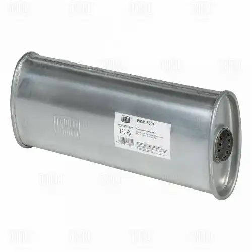 глушитель универсальный! (овальный) 97х171, L400, d50 Nissan Almera 1.5i 00-06 EMM 3504 TRIALLI