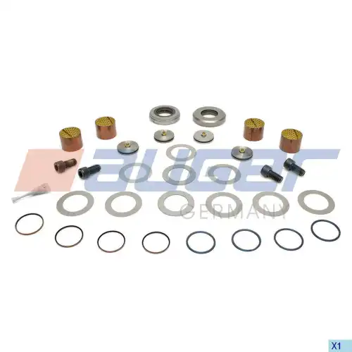 р/к шкворня! на ось (без пальцев) 4втулки, 2сальн., 4крышки, 8колец, 10шайб VOLVO 88250 AUGER