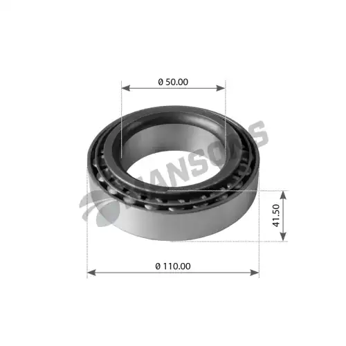 подшипник роликовый! ступицы наруж. d110xd50x41.5 BPW,Kassbohrer 6.5-9t,MAN F03 300.003 MANSONS
