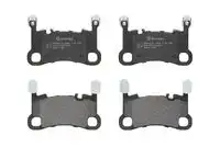 Тормозные колодки дисковые задняя ось BREMBO P 65 050