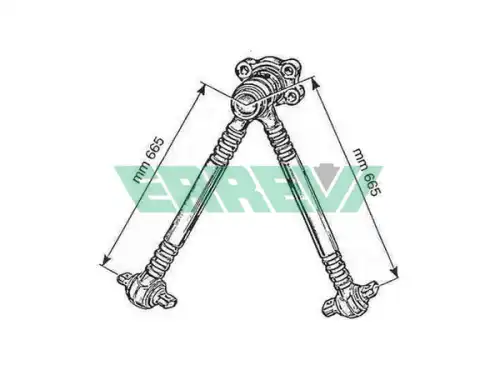 Тяга (штанга) реактивная ERREVI 712950