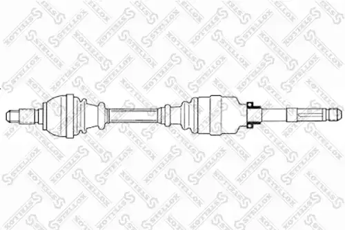 Вал приводной в сборе STELLOX 158 1775-SX