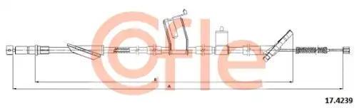 Трос ручного тормоза COFLE 92.17.4239