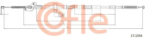 Трос ручного тормоза COFLE 92.17.1554