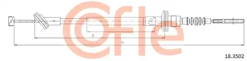 Трос сцепления COFLE 92.18.3502
