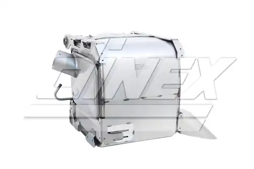 резонатор (бочка) глушителя! Premium Euro IV-V прямоуг.с кат.SCR MB,MAN,KAMAZ 5490/2642 51340 DINEX