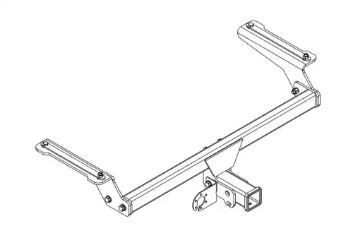 Фаркоп AVTOS HV03B американский квадрат 1500 кг./ 100 кг.