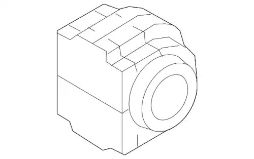 втулка стабилизатора заднего центральная!d17VW Golf/Passat,Skoda Octavia all 03> 1K0511327AS VAG