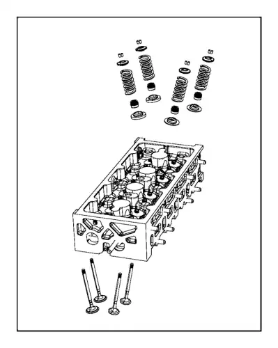 клапан впускной! 28.1x5.97x99.3 Audi A3/Q3, VWT5 2.0 CAAB 03> 03L109601 VAG