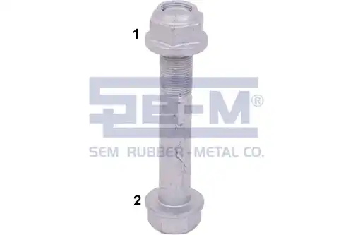 болт амортизатора в сборе !с гайкой M20x1.5x120 SAF 16155 SE-M