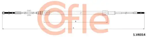Трос ручного тормоза COFLE 92.1.VK014