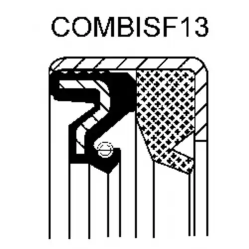 сальник! ступицы 30х44х14 FPM Volvo 12018617B CORTECO
