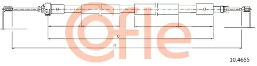 Трос ручного тормоза COFLE 92.10.4655