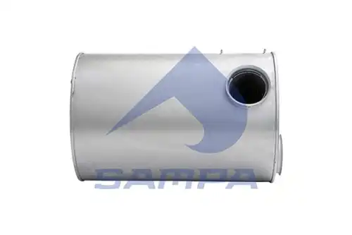 резонатор глушителя! ЕВРО 3 круглый Omn Volvo FH12/16 FL12 FM7/10/12/B12 031.392 SAMPA