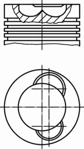 поршень! d127 Scania DSC 11.08/10/30/70/ Euro 2 061 45 00 MAHLE