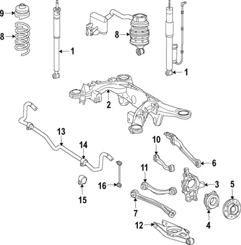 прокладка под пружину задняя! MB C219 04-10 211 325 01 84