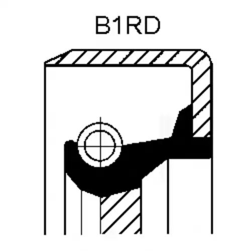 сальник в корпусе! 19.05х36х6.7 190 265 17B CORTECO