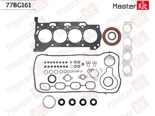 Комплект прокладок двигателя MASTERKIT 77BG161